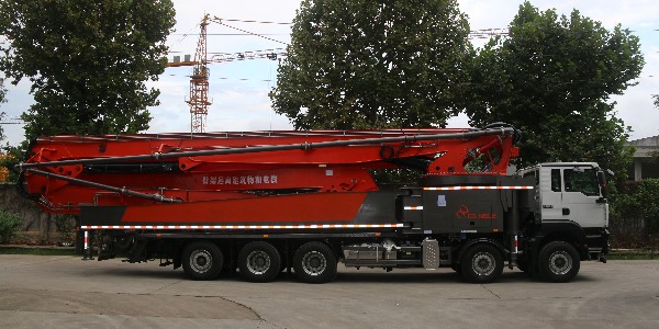科尼樂70米混凝土泵車以下5點(diǎn)施工優(yōu)勢，工地打灰離不開
