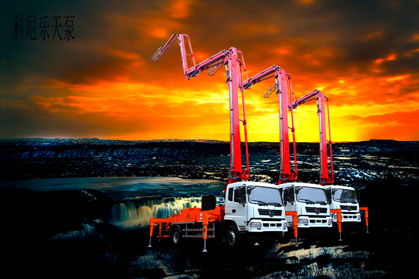 天泵，小型混凝土泵，小型泵車