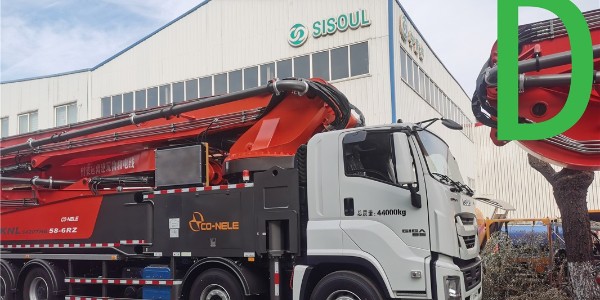 泵車車身懸空，緩解泵送帶來的沖擊