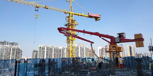 混凝土布料機筑造高樓-科尼樂集團，您正確的選擇