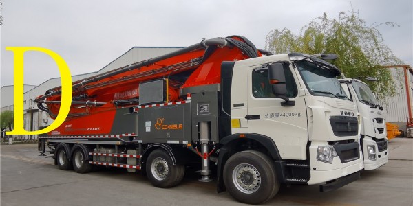 一臺泵車是如何將水泥泵送上去的？